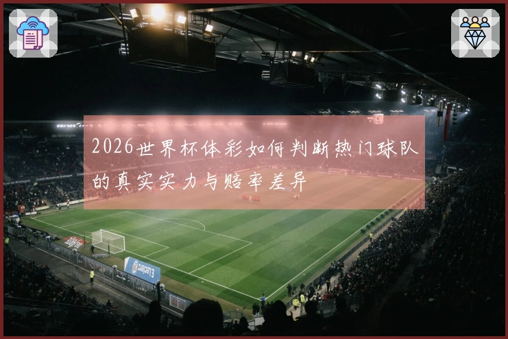 2026世界杯体彩如何判断热门球队的真实实力与赔率差异